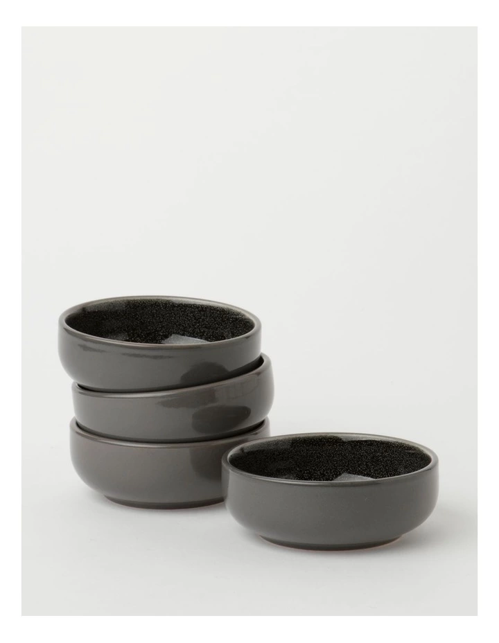 Australian House & Garden Esperance Tapas 11cm Set of 4 Bowls Charcoal 1 Australian House & Garden Esperance Tapas 11cm Set of 4 Bowls Charcoal