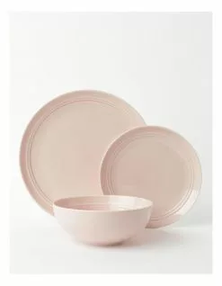 Heritage Avenue 12pc Dinner Set Pink