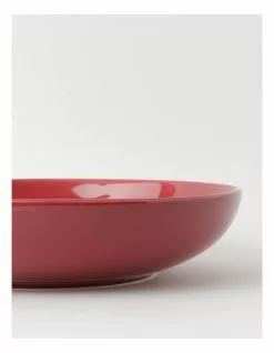 Heritage Avenue Shallow Serving Bowl Crimson -Dining Shop 799332490 3 720x928