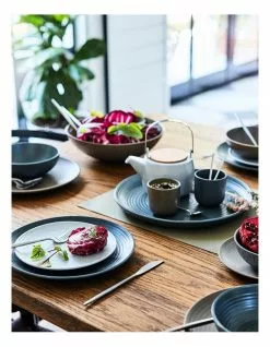 Vue Desert Bloom 12pc Dinner Set Midnight Blue