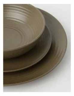 Vue Desert Bloom 12pc Dinner Set Olive -Dining Shop 799339870 7 720x928