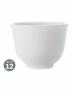 Maxwell & Williams White Basics Chinese Tea 100ML Set of 12