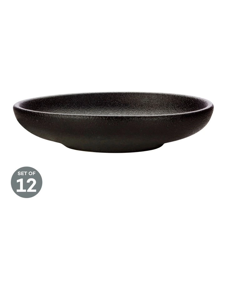 Maxwell & Williams Caviar Round Sauce Dish 10cm Black Set of 12 1 Maxwell & Williams Caviar Round Sauce Dish 10cm Black Set of 12