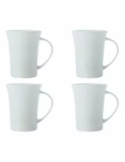 Maxwell & Williams Cashmere Flared Mug 380ML Set of 4
