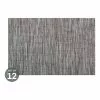 Maxwell & Williams Placemat Lurex 45x30cm Grey Stripe Set of 12