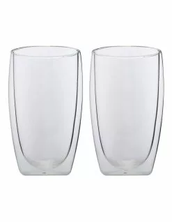Maxwell & Williams Blend Set of 2 450ml Double Wall Cup