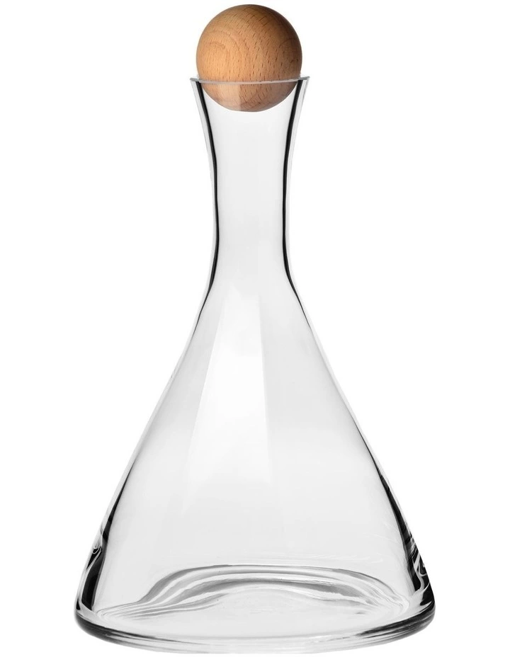 Krosno Connoisseur 1L Wine Decanter Beechwood Stopper Gift Boxed 1 Krosno Connoisseur 1L Wine Decanter Beechwood Stopper Gift Boxed