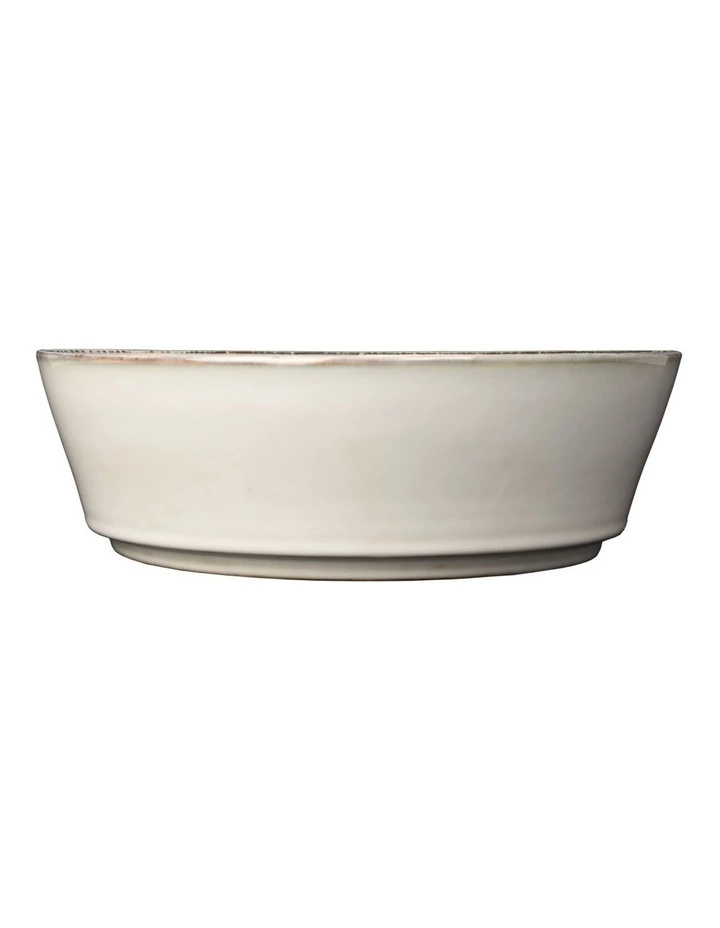 Jamie Oliver Flat Rim Reactive Large Serving Bowl - Taupe 1 Jamie Oliver Flat Rim Reactive Large Serving Bowl - Taupe