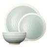 Jamie Oliver Rippled Circles 12 Piece Dinner Set - Baby Blue