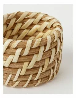 Australian House & Garden Rattan Napkin Rings -Dining Shop 804350170 3 720x928