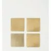 Heritage Gold Coasters set of 4