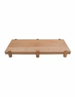 Vue x Lisa Cheung Hernando Pillar Footed Serving Board - Rect - 60x23cm