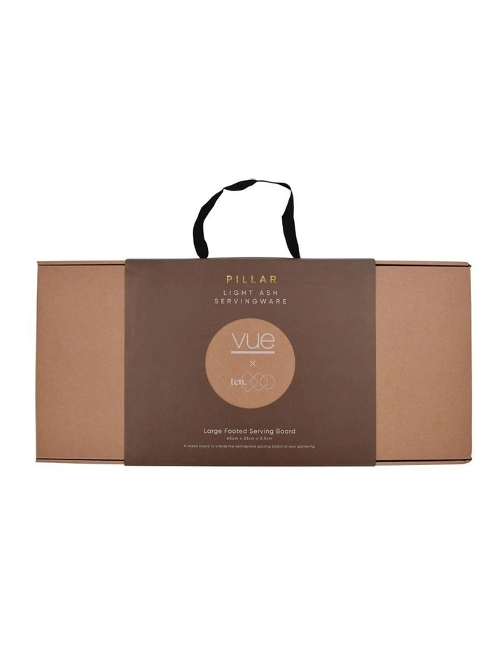 Vue x Lisa Cheung Hernando Pillar Footed Serving Board - Rect - 60x23cm 3 Vue x Lisa Cheung Hernando Pillar Footed Serving Board - Rect - 60x23cm - Image 3