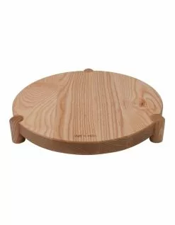 Vue x Lisa Cheung Hernando Pillar Footed Serving Board - Round - 35cm