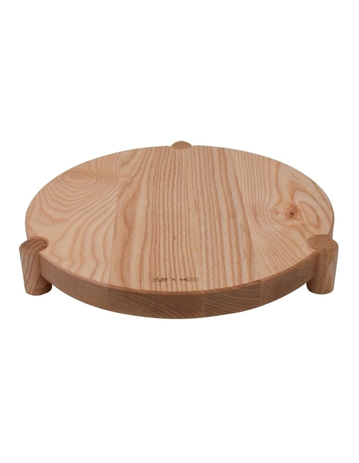 Vue x Lisa Cheung Hernando Pillar Footed Serving Board - Round - 35cm 1 Vue x Lisa Cheung Hernando Pillar Footed Serving Board - Round - 35cm