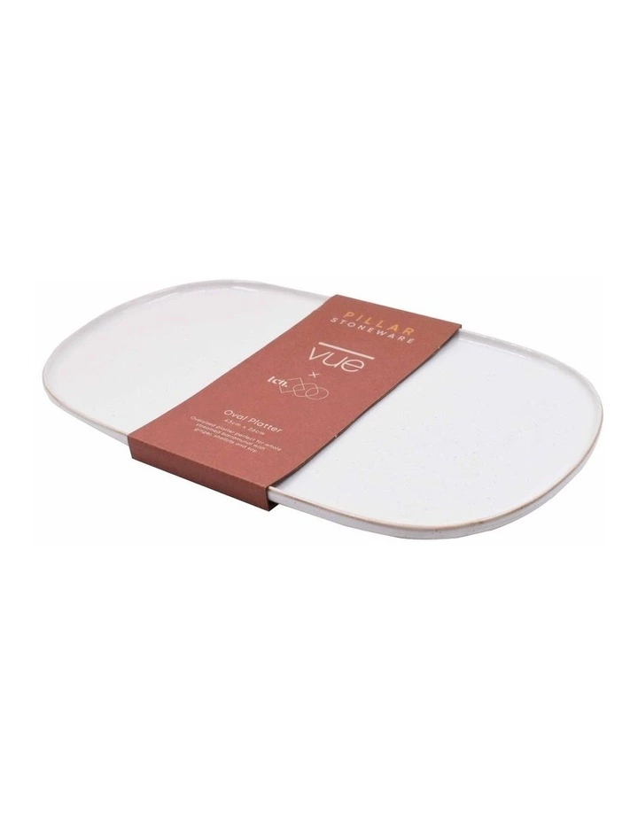 Vue x Lisa Cheung Hernando Pillar Serving Platter Oval 42x25cm 1 Vue x Lisa Cheung Hernando Pillar Serving Platter Oval 42x25cm