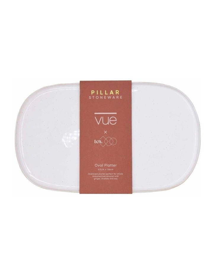Vue x Lisa Cheung Hernando Pillar Serving Platter Oval 42x25cm 2 Vue x Lisa Cheung Hernando Pillar Serving Platter Oval 42x25cm - Image 2