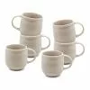 Salt&Pepper NAOKO Mug - 380ml - Latte - Set of 6