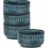 Salt&Pepper OSAKA Bowl - 12cm - Blue - Set of 4