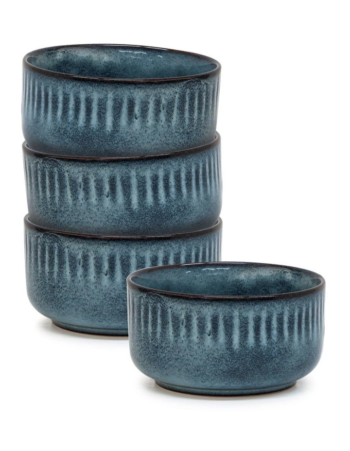 Salt&Pepper OSAKA Bowl - 12cm - Blue - Set of 4 1 Salt&Pepper OSAKA Bowl - 12cm - Blue - Set of 4