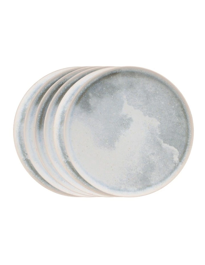 Salt&Pepper Nebi Side Plate - 20cm - Grey - Set of 6 1 Salt&Pepper Nebi Side Plate - 20cm - Grey - Set of 6