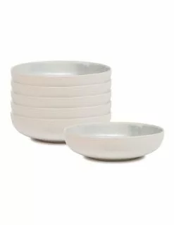 Salt&Pepper Nebi Soup Bowl - 20.5cm - Grey - Set of 6