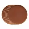 Salt&Pepper Hue Side Plate - Rust - Set of 6 - 20cm