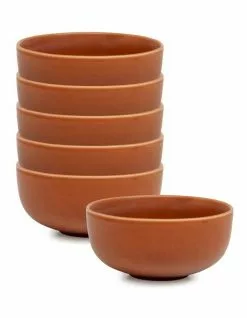 Salt&Pepper Hue Rice Bowl - Rust - Set of 6 - 12cm