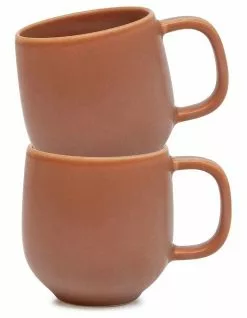 Salt&Pepper Hue Mug - 380ml - Rust - Set of 6 -Dining Shop 806929210 3 720x928