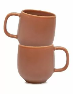 Salt&Pepper Hue Mug - 380ml - Rust - Set of 6 -Dining Shop 806929210 4 720x928