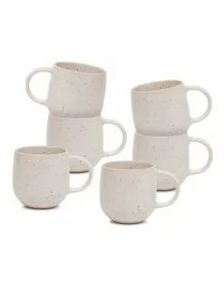 Salt&Pepper Naoko Mug - 380ml - White - Set of 6