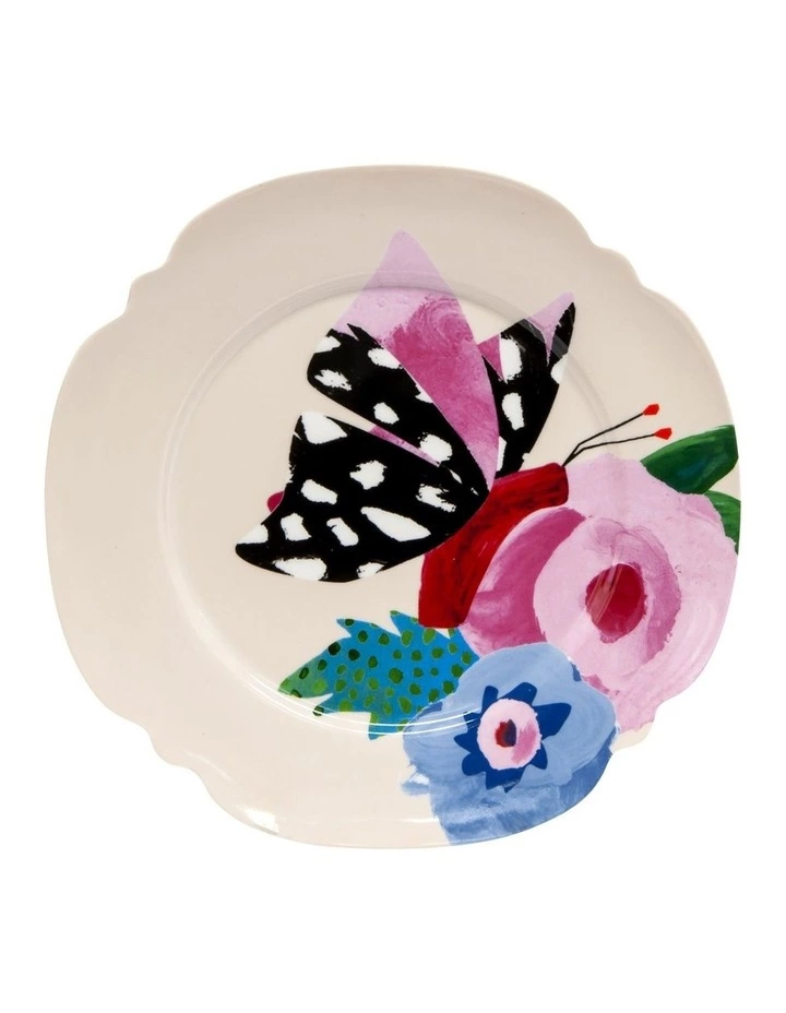 Salt&Pepper Willow Plate - 20cm - Poppy - Set of 6 2 Salt&Pepper Willow Plate - 20cm - Poppy - Set of 6 - Image 2