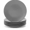 Cooper & Co 21cm Annisa Side Plate Set Of 6 Grey
