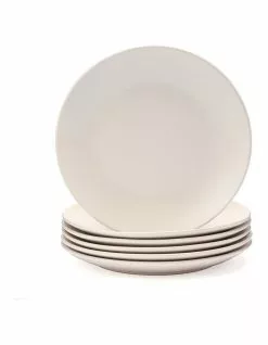 Cooper & Co 26cm Annisa Dinner Plate Set Of 6 Ivory