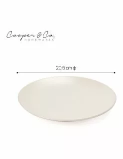 Cooper & Co 21cm Annisa Side Plate Set Of 6 Ivory 6 Cooper & Co 21cm Annisa Side Plate Set Of 6 Ivory -Dining Shop 810175780 3 720x928