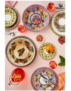 Maxwell & Williams Ceramica Salerno 30cm Bowl Apples Print -Dining Shop 814035160 3 720x928