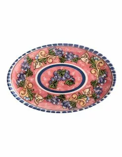 Maxwell & Williams Ceramica Salerno Grapes 40x26cm Oval Platter