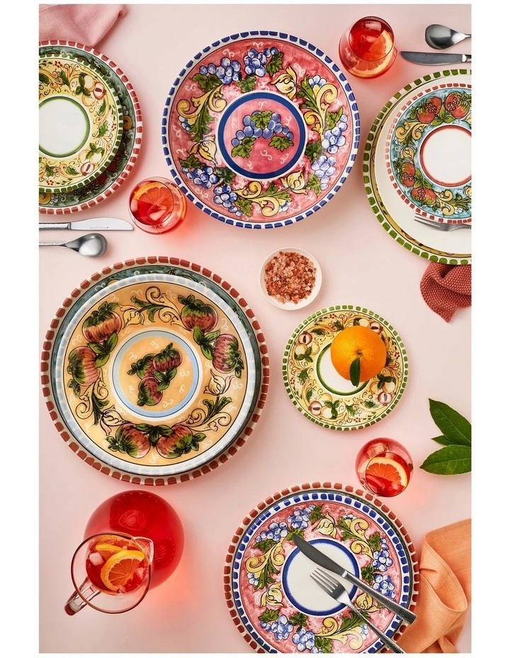 Maxwell & Williams Ceramica Salerno Grapes 40x26cm Oval Platter 2 Maxwell & Williams Ceramica Salerno Grapes 40x26cm Oval Platter - Image 2