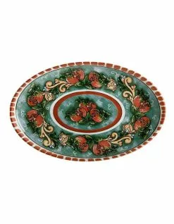Maxwell & Williams Ceramica Salerno Pomegranates 40x26cm Oval Platter