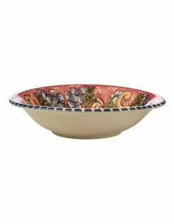 Maxwell & Williams Ceramica Salerno 21cm Pasta Bowl Grapes Print