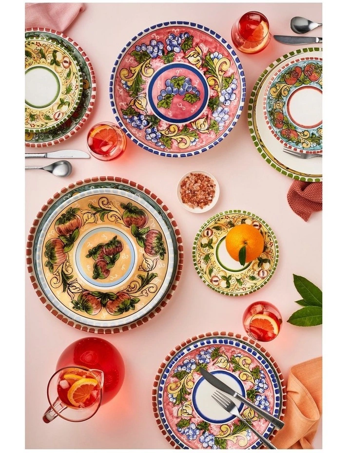 Maxwell & Williams Ceramica Salerno Apples 20cm Plate 2 Maxwell & Williams Ceramica Salerno Apples 20cm Plate - Image 2