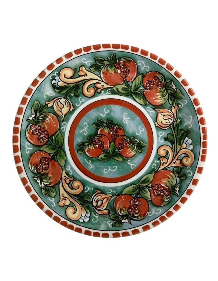 Maxwell & Williams Ceramica Salerno Pomegranates 31cm Round Platter 1 Maxwell & Williams Ceramica Salerno Pomegranates 31cm Round Platter