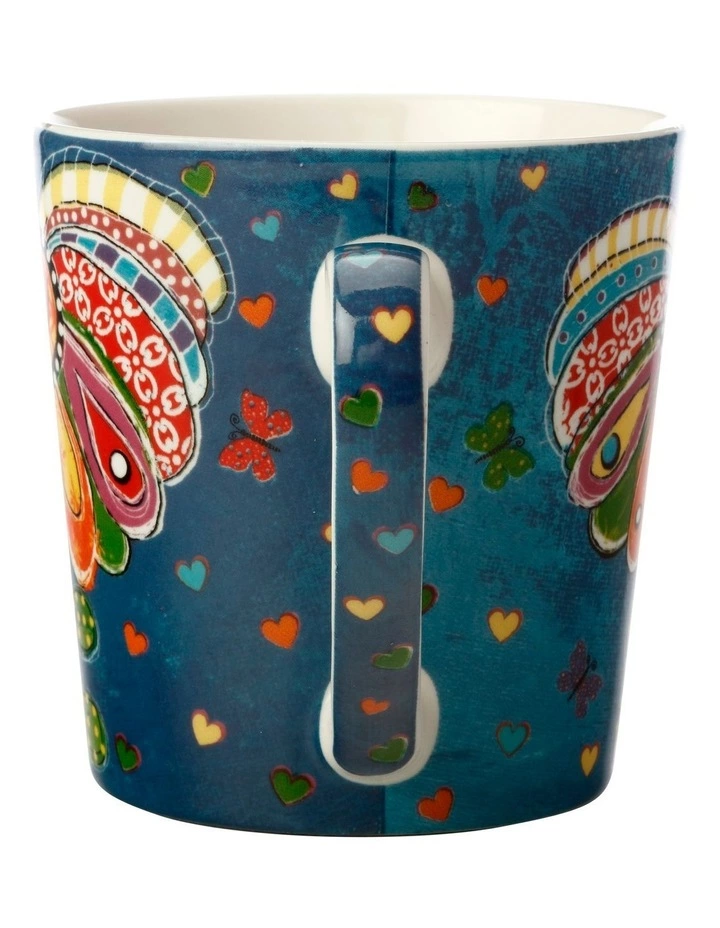 Maxwell & Williams Donna's Garden Playful Poppy 350ml Mug Tin Gift Box 3 Maxwell & Williams Donna's Garden Playful Poppy 350ml Mug Tin Gift Box - Image 3