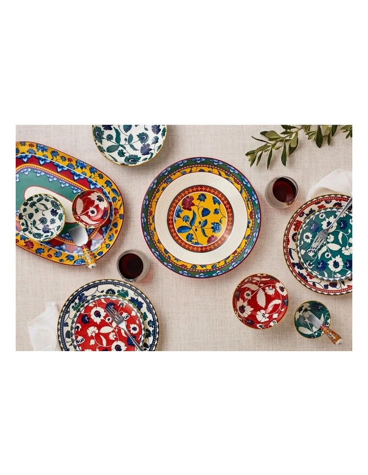 Maxwell & Williams Rhapsody Dinner Plate 27cm Green 2 Maxwell & Williams Rhapsody Dinner Plate 27cm Green - Image 2