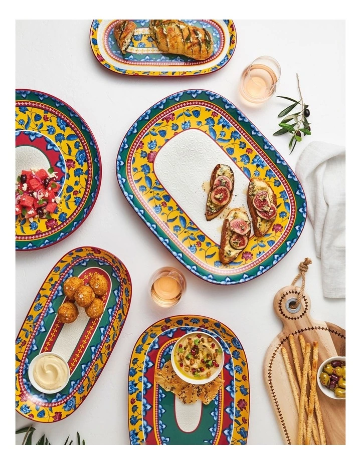 Maxwell & Williams Rhapsody Oblong Platter 33x17cm Red Gift Boxed 2 Maxwell & Williams Rhapsody Oblong Platter 33x17cm Red Gift Boxed - Image 2