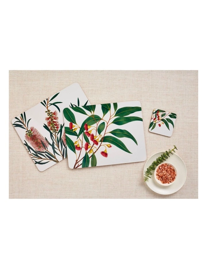 Maxwell & Williams Royal Botanic Gardens 34x26.5cm Set of 4 Gift Boxed Cork Back Placemat 2 Maxwell & Williams Royal Botanic Gardens 34x26.5cm Set of 4 Gift Boxed Cork Back Placemat - Image 2