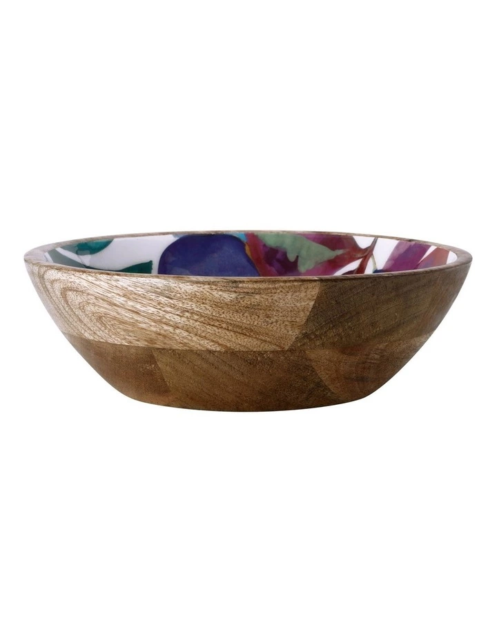 Maxwell & Williams Samba 24cm Mango Wood & Enamel Finish Bowl 1 Maxwell & Williams Samba 24cm Mango Wood & Enamel Finish Bowl