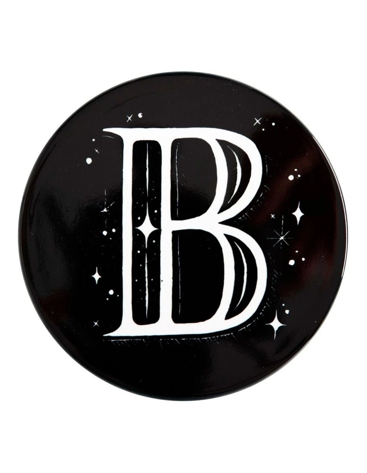 Maxwell & Williams The Letterettes Ceramic 10.5cm B Gift Boxed Round Coaster Black 1 Maxwell & Williams The Letterettes Ceramic 10.5cm B Gift Boxed Round Coaster Black