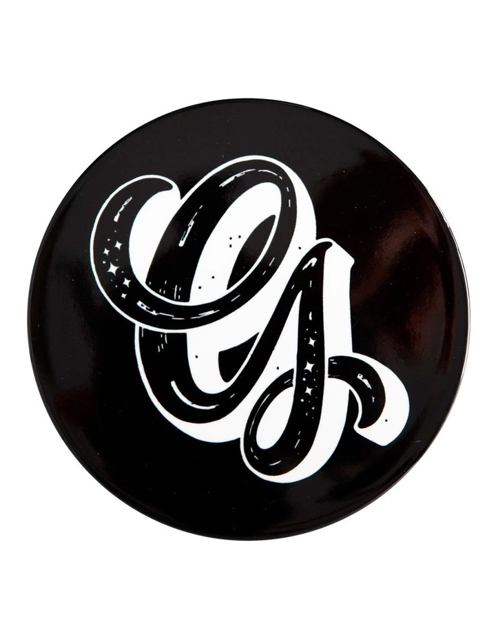 Maxwell & Williams The Letterettes Ceramic 10.5cm G Gift Boxed Round Coaster Black 1 Maxwell & Williams The Letterettes Ceramic 10.5cm G Gift Boxed Round Coaster Black