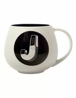 Maxwell & Williams The Letterettes 450ml J Snug Mug Gift Boxed White